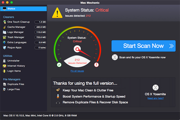Mac Mechanic GUI Mac Mechanic GUI