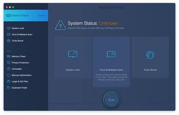 System Status pane of MacBooster 8