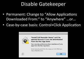 Disable Gatekeeper