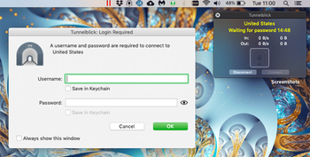 Tunnelblick login