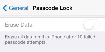 Wiping the device after too many failed passcode attempts Wiping the device after too many failed passcode attempts