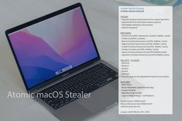 New Atomic infostealer targets macOS, extracts data from 50 cryptocurrency wallets