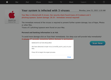 Widespread tech support scam focused on Mac users Widespread tech support scam focused on Mac users
