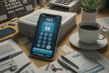 How secure is faxing with an iPhone?