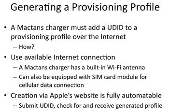 Generating a Provisioning Profile