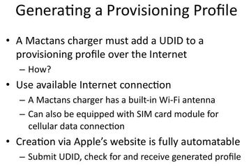 Generating a Provisioning Profile