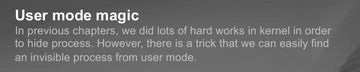 User mode magic