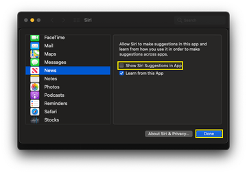 Apple Intelligence and Siri settings on Mac Apple Intelligence and Siri settings on Mac
