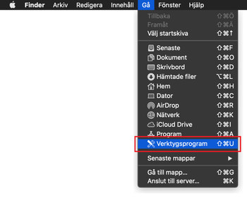Gå till Verktygsprogram