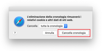 Seleziona tutta la cronologia per la polizia