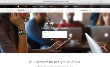 Fake Apple ID site associated with iforgot.apple.com scam