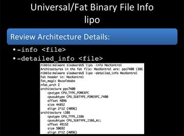 Binary File Info lipo Binary File Info lipo