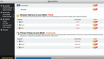 Avanzamento della scansione falso di Mac Heal Pro