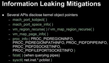 Information Leaking Mitigations 2