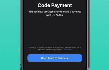 Code Payment feature spotted in iOS 14 beta