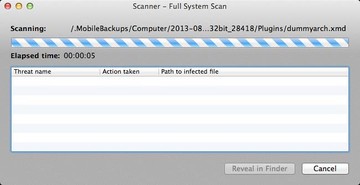 Bitdefender Antivirus for Mac: Full System Scan
