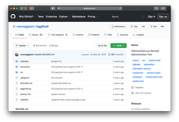 EggShell post-exploitation tool on GitHub EggShell post-exploitation tool on GitHub