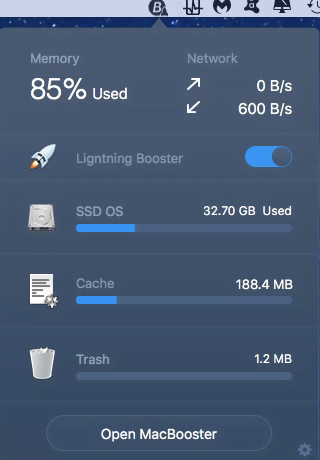 MacBooster 6 Mini Icon with the new Lightning Booster on board MacBooster 6 Mini Icon with the new Lightning Booster on board