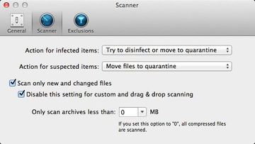 Bitdefender Antivirus for Mac: Scanner Preferences Bitdefender Antivirus for Mac: Scanner Preferences
