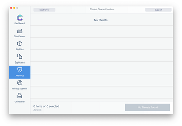 Combo Cleaner scan report – no threats found Combo Cleaner scan report – no threats found
