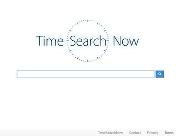 The look and feel of TimeSearchNow homepage