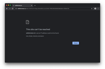 Safebrowse.io blocking access to a specific site