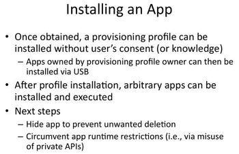 Installing an App