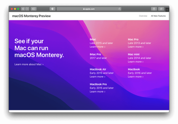 Is your Mac compatible with macOS Monterey