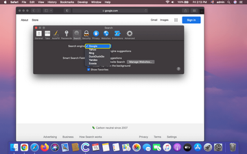 Select default search engine in Safari Select default search engine in Safari