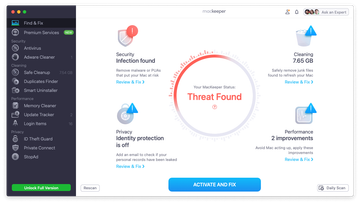 Some ‘cleaners’ will claim your Mac has threats when it doesn’t