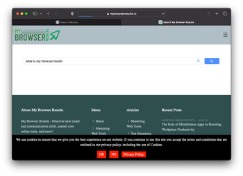 MyBrowserResults.io