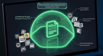 What happens to corporate data when employees work from their own Mac