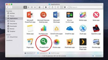 How to remove PhaseSearch Mac virus