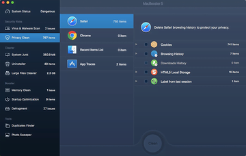 MacBooster 5 Privacy Clean