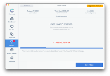 Combo Cleaner goes with an effective Antivirus feature Combo Cleaner goes with an effective Antivirus feature