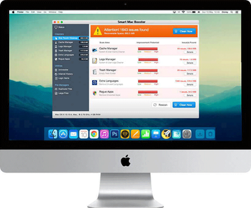 The look and feel of Smart Mac Booster scareware The look and feel of Smart Mac Booster scareware