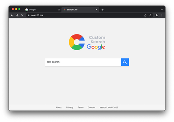 Chrome redirected to search1.me on a Mac