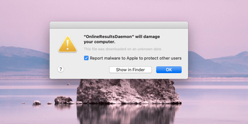 ‘[app name] will damage your computer’ Mac alert