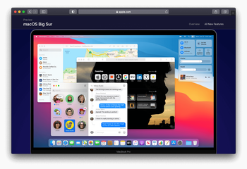 macOS Big Sur preview on Apple’s site