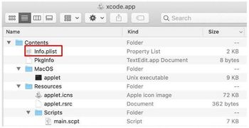 Malicious application added by XCSSET malware