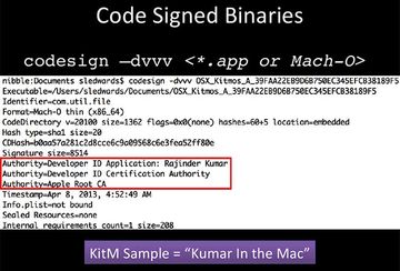 Code Signed Binaries