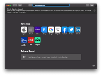 Try to open the site in Safari’s Private Browsing mode