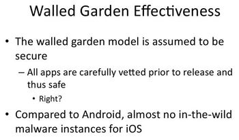 Walled Garden Effectiveness