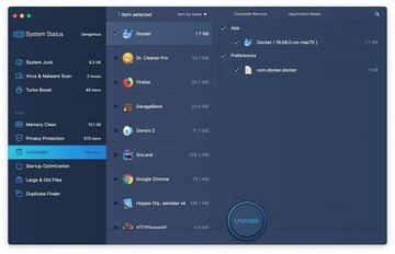 Uninstaller feature Uninstaller feature
