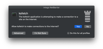 Intego NetBarrier in action Intego NetBarrier in action