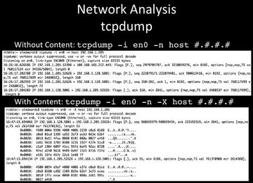 Network Analysis tcpdump