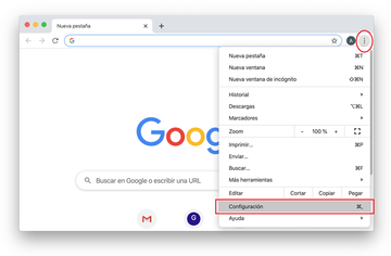 Chrome Configuración