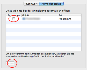 Schädlicher App-Eintrag unter Anmeldeobjekte