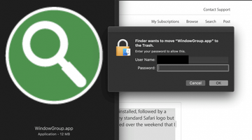 Remove WindowGroup virus from Mac