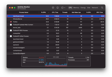 Step 1: Confirm identityservicesd is really the culprit Step 1: Confirm identityservicesd is really the culprit